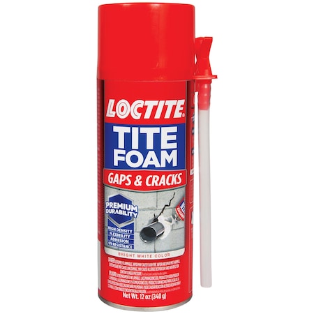 LOCTITE TiteFoam White Polyurethane Foam Foam Foam Sealant 12 oz 1988753